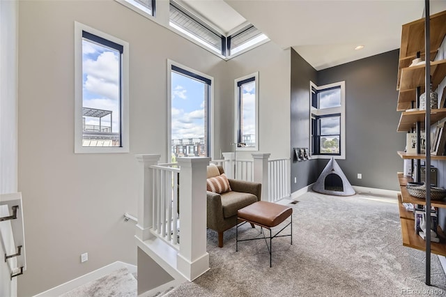 6849 E Lowry Blvd, Denver, CO 80230 - sitting room with carpet flooring and baseboards