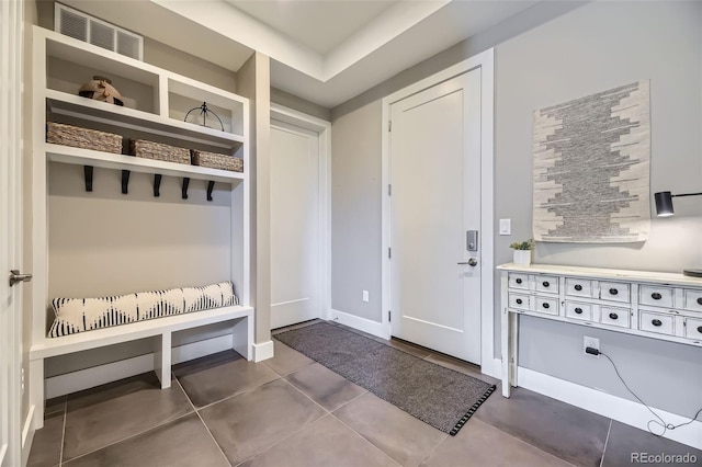 6849 E Lowry Blvd, Denver, CO 80230 - mudroom featuring tile patterned flooring and baseboards