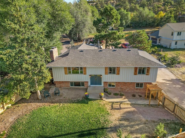 view of rear view of house