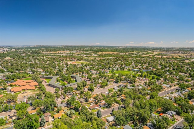 drone / aerial view featuring a residential view