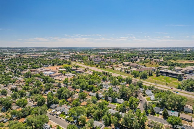 drone / aerial view featuring a residential view
