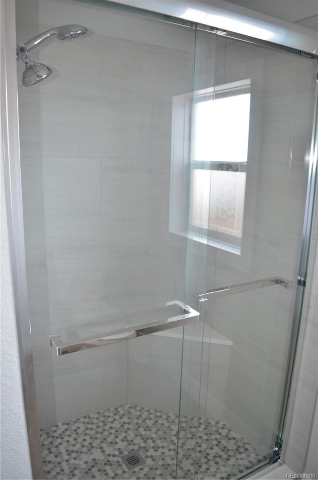 bathroom with walk in shower