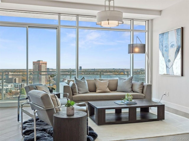 2001 Lincoln St Unit 1822, Denver, CO 80202 - sunroom with a city view and plenty of natural light