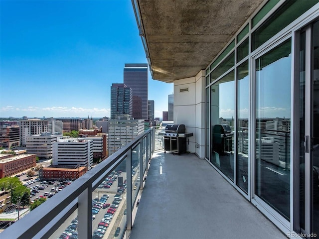 2001 Lincoln St Unit 1822, Denver, CO 80202 - balcony featuring a city view and a grill