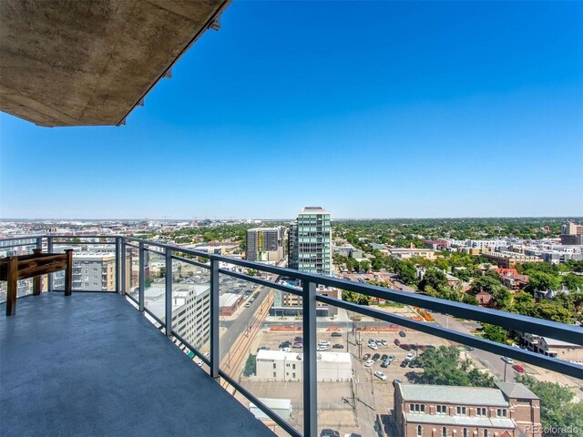 2001 Lincoln St Unit 1822, Denver, CO 80202 - balcony featuring a city view