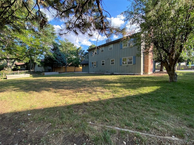 exterior space featuring fence