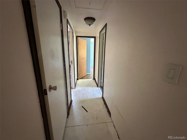 view of hallway