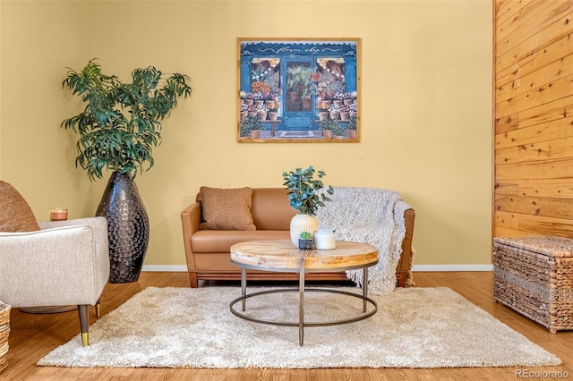 2706 Penacho Cir, Colorado Springs, CO 80917 - sitting room with baseboards and wood finished floors