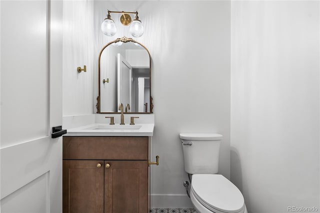 13416 W 22nd Pl, Golden, CO 80401 - half bathroom with vanity and toilet