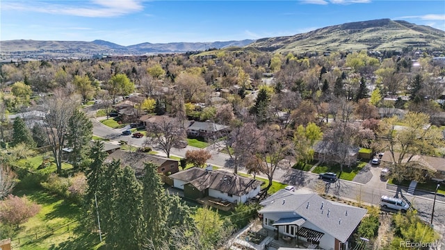 13416 W 22nd Pl, Golden, CO 80401 - drone / aerial view featuring a mountain view