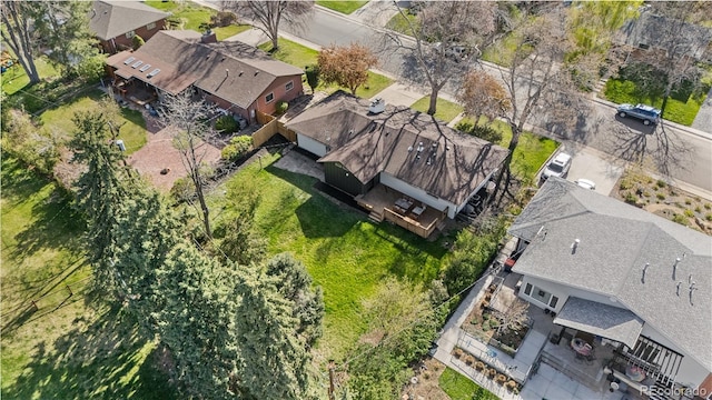 13416 W 22nd Pl, Golden, CO 80401 - bird's eye view featuring a residential view