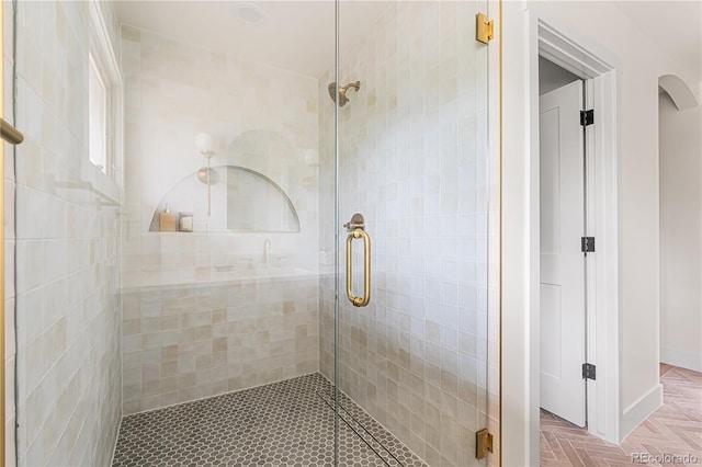 13416 W 22nd Pl, Golden, CO 80401 - bathroom featuring a shower stall