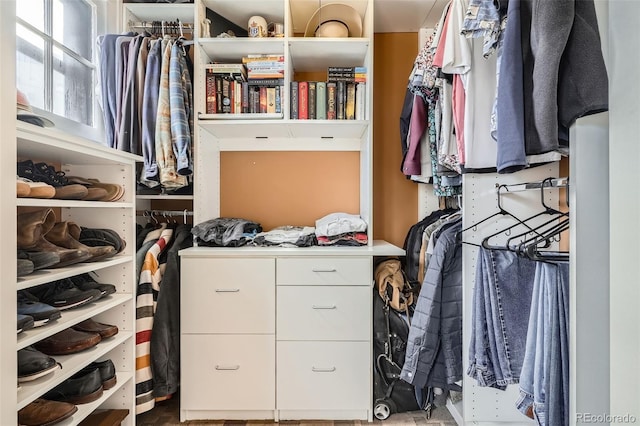 view of spacious closet