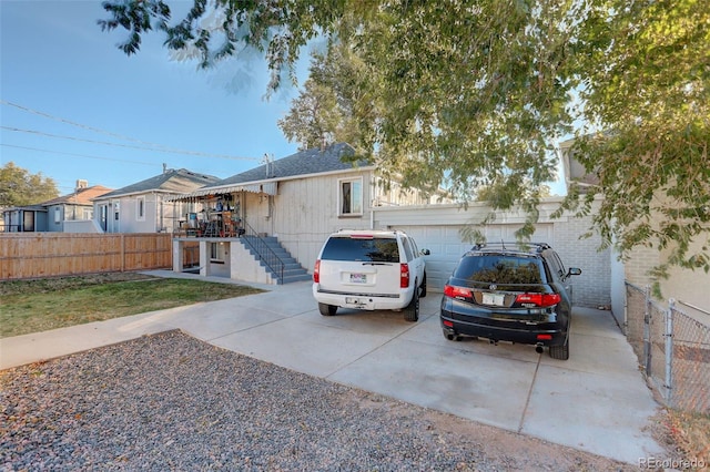 ranch-style house with a garage