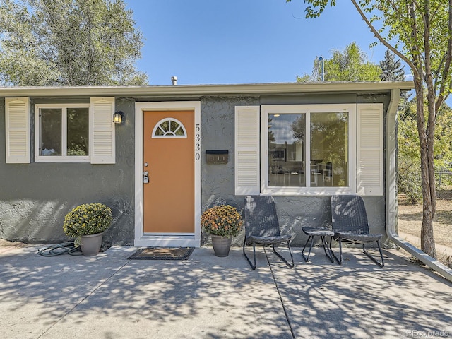 exterior space with a patio area