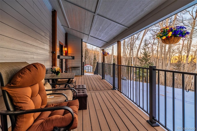 2150 Michigan Hill Rd, Jefferson, CO 80456 - view of deck