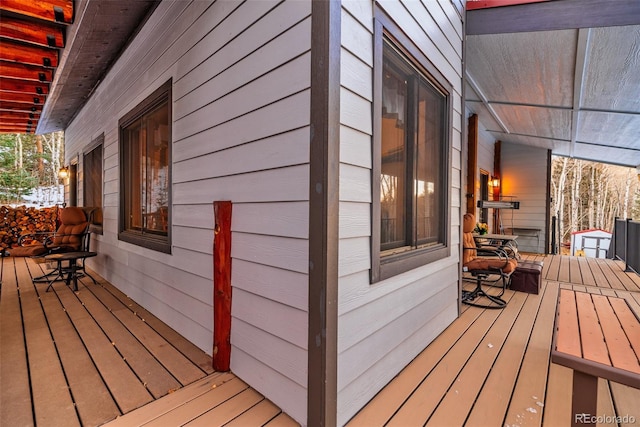 2150 Michigan Hill Rd, Jefferson, CO 80456 - view of deck