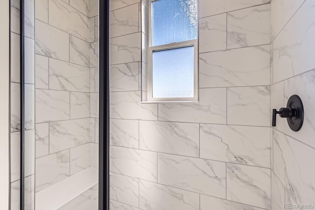 9629 Browns Peak Cir, Littleton, CO 80125 - bathroom featuring a tile shower