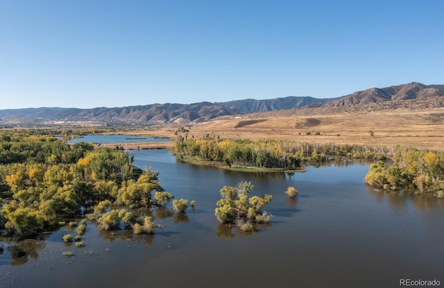 9629 Browns Peak Cir, Littleton, CO 80125 - water view with mountains