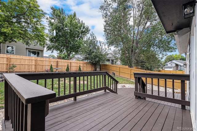 19334 E Prentice Pl, Centennial, CO 80015 - deck with a fenced backyard