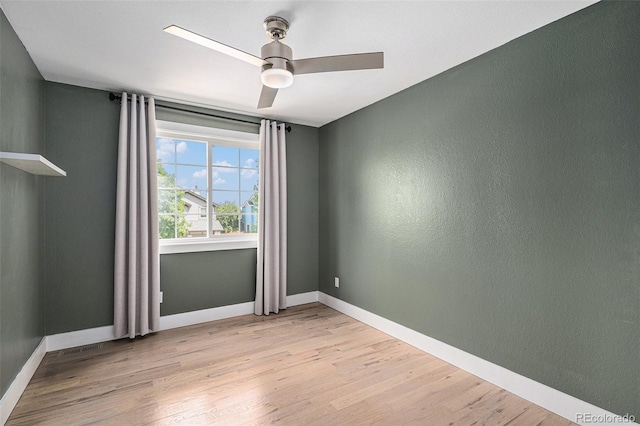 19334 E Prentice Pl, Centennial, CO 80015 - unfurnished room featuring light wood-style floors and a ceiling fan