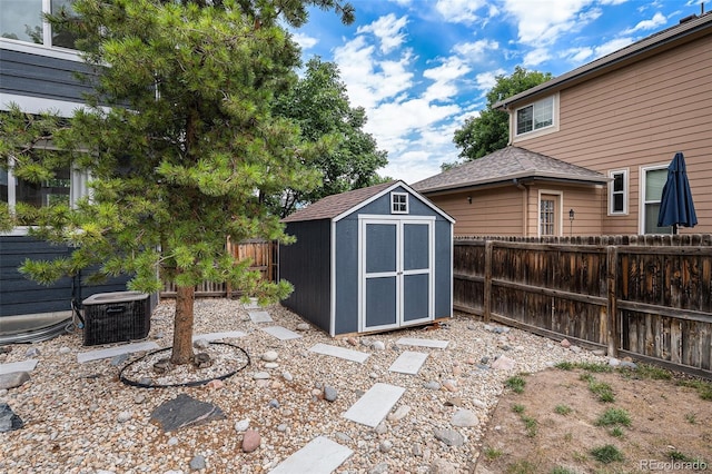 19334 E Prentice Pl, Centennial, CO 80015 - fenced backyard featuring a shed