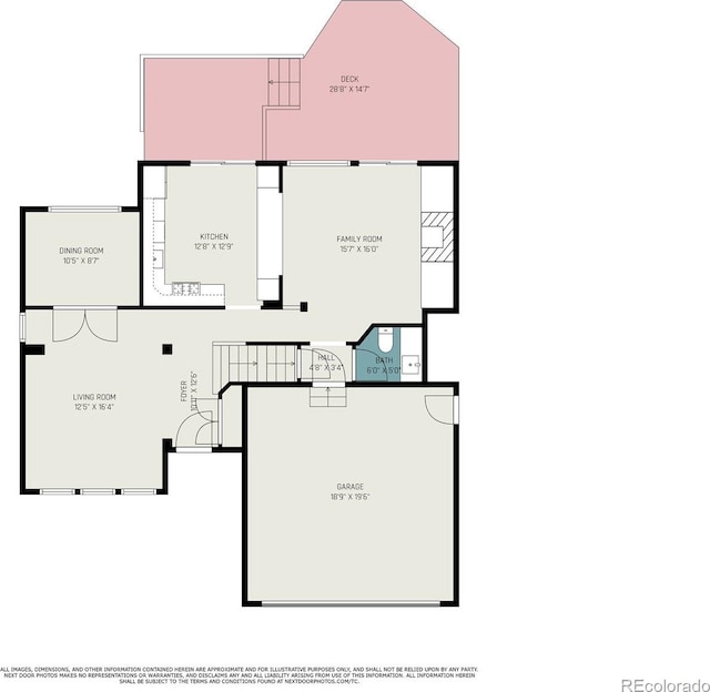 19334 E Prentice Pl, Centennial, CO 80015 - view of floor plan / room layout