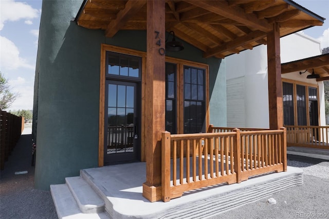 740 E Pine St, Buena Vista, CO 81211 - view of wooden terrace