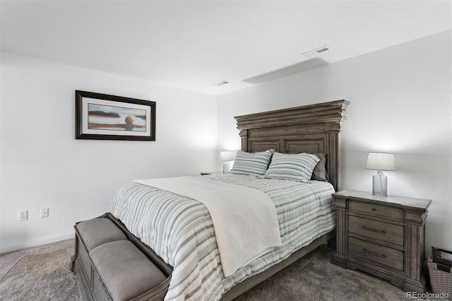 bedroom with carpet flooring