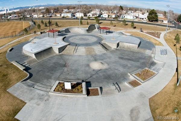 aerial overview of property's location