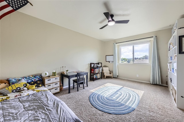 1974 E 102nd Cir, Thornton, CO 80229 - carpeted bedroom with baseboards and a ceiling fan