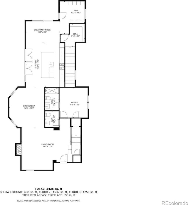 2351 N Emerson St, Denver, CO 80205 - room layout