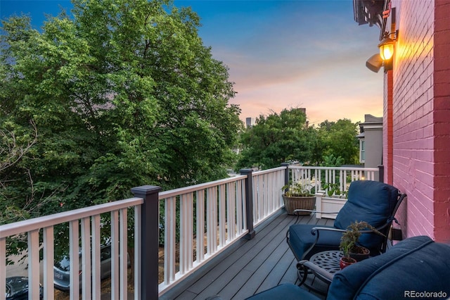 view of deck