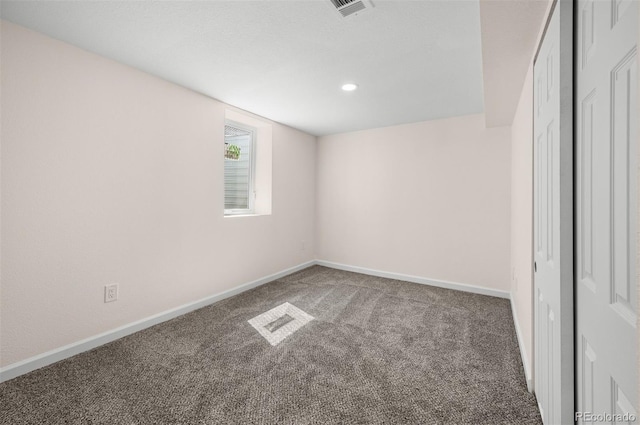 7870 Magnolia St, Commerce City, CO 80022 - spare room featuring carpet, baseboards, and recessed lighting