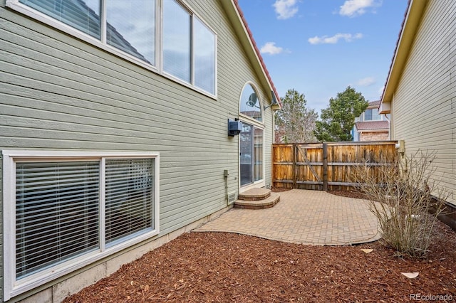 exterior space featuring a patio area