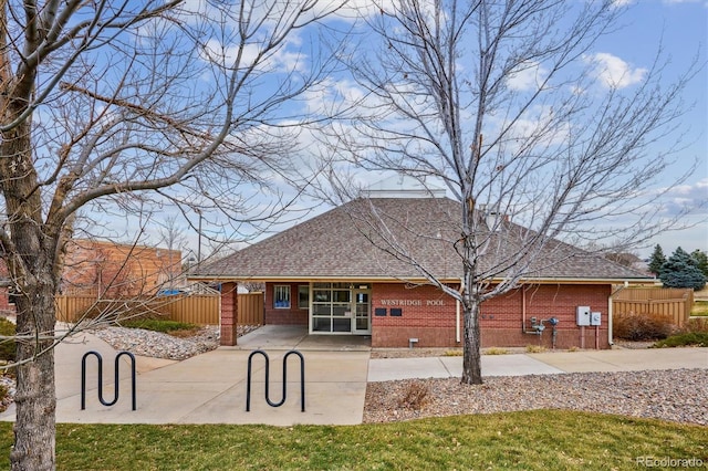 view of rear view of house