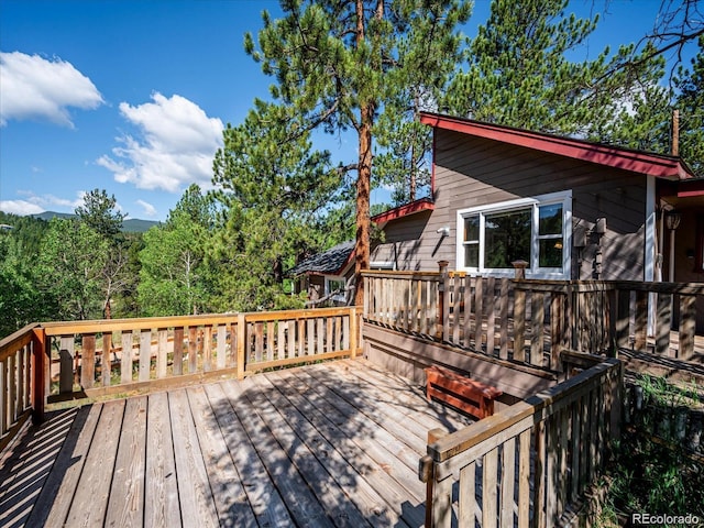 366 Houston St, Bailey, CO 80421 - view of deck
