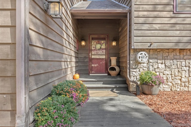 view of entrance to property