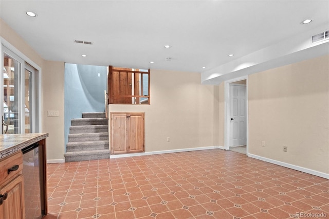 view of unfurnished living room