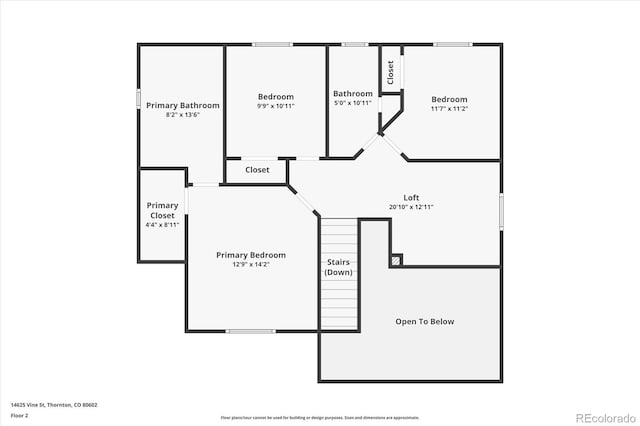 14625 Vine St, Thornton, CO 80602 - view of room layout