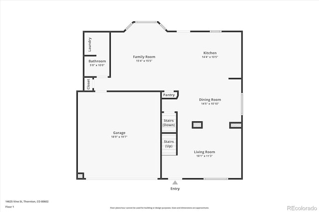14625 Vine St, Thornton, CO 80602 - view of home floor plan