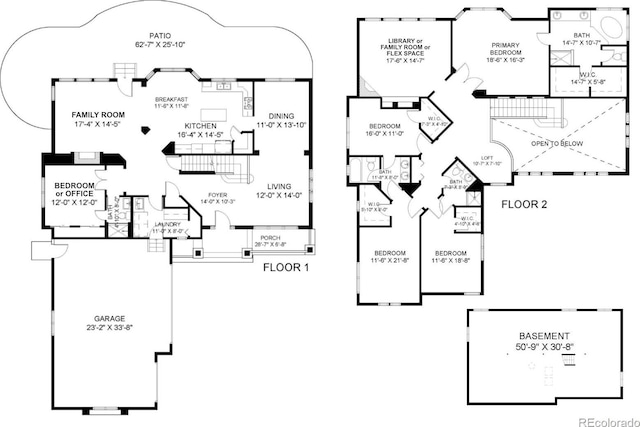 22386 E Arbor Pl, Aurora, CO 80016 - view of home floor plan
