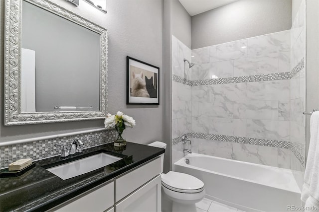 22656 E Glidden Dr, Aurora, CO 80016 - full bathroom with vanity, washtub / shower combination, and a textured wall
