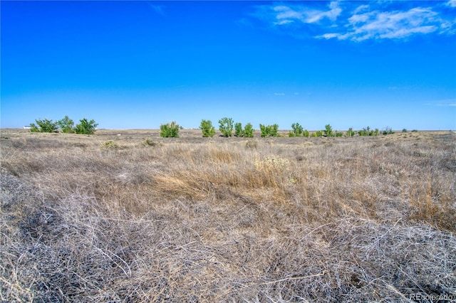 view of landscape with a rural view