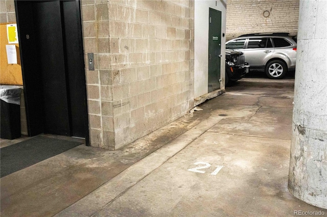 2261 Blake St Unit 5H, Denver, CO 80205 - parking garage with elevator
