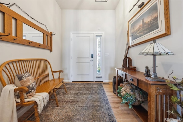 18926 W 94th Ave, Arvada, CO 80007 - foyer entrance with wood finished floors and baseboards