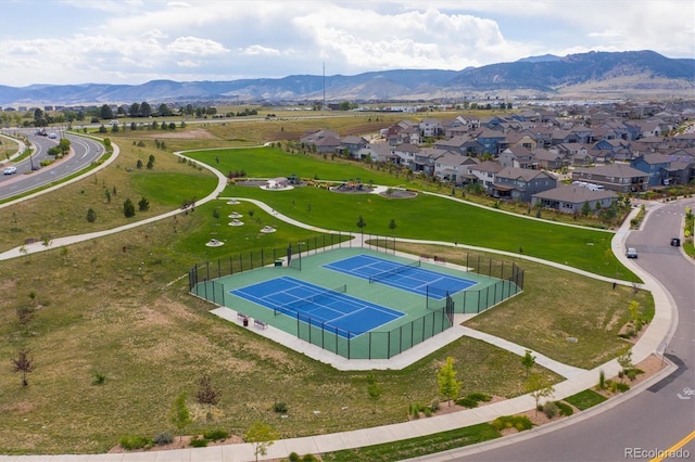18926 W 94th Ave, Arvada, CO 80007 - aerial view of residential area featuring mountains