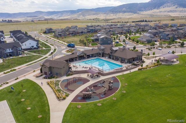 18926 W 94th Ave, Arvada, CO 80007 - aerial view of residential area with a mountainous background