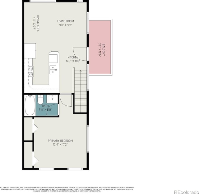 2103 W 32nd Ave Unit 10, Denver, CO 80211 - view of home floor plan