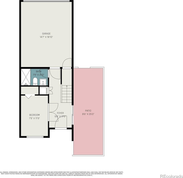 2103 W 32nd Ave Unit 10, Denver, CO 80211 - view of room layout